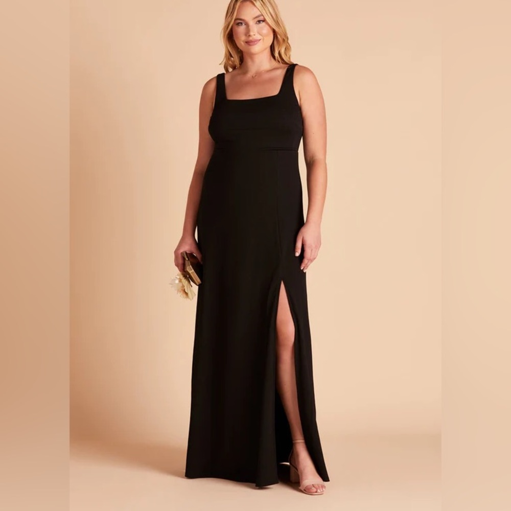 Birds Grey Bridesmaid Dress | ALEX CONVERTIBLE DRESS CREPE BLACK